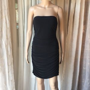 Delusional Ruched Strapless Dress